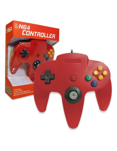 Controlador Joystick Antiguo Clásico N64 Rojo 182,88 cm
