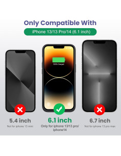 Funda de Batería 7500mAh Yacikos para iPhone 13/13 Pro/14 2