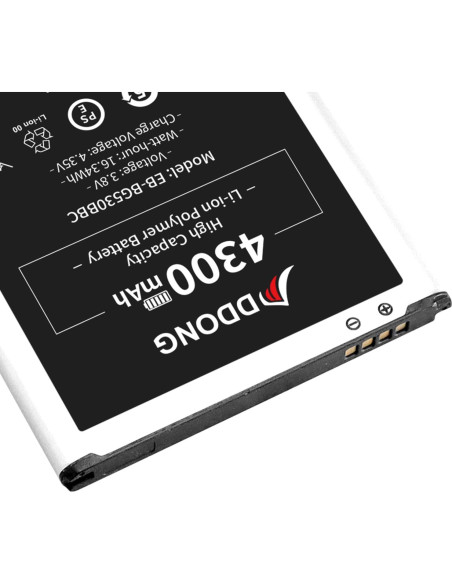 Batería de Reemplazo DDONG 4300mAh para Samsung Galaxy J2 Prime/J3