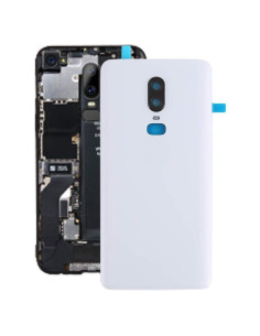 Carcasa Trasera HONGYAN para OnePlus 6 - Repuesto Blanco