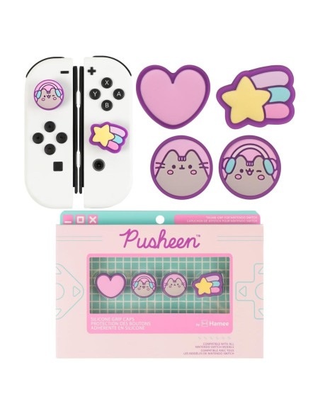 Agarres de Pulgar Hamee Pusheen para Nintendo Switch