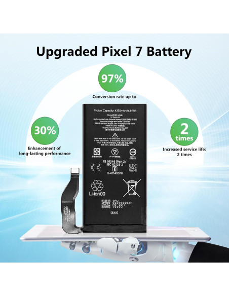 Kit de Reemplazo de Batería para Google Pixel 7 con Herramientas