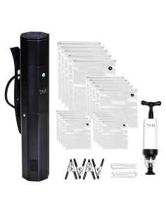 Yedi Sous Vide Cooker 1000W con Accesorios Deluxe y Recetas