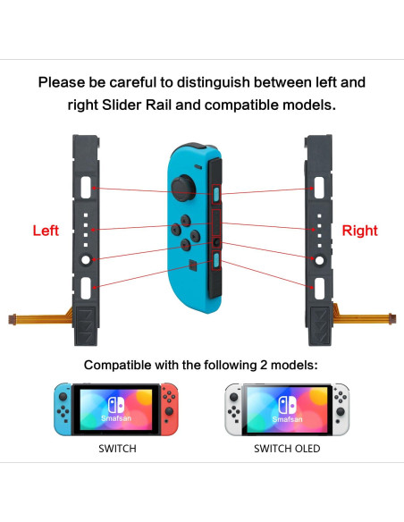Riel Deslizante SmaFsan para Controlador Joy de Switch