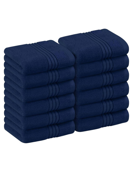 Toallas Utopia Paquete de 12 Paños de Lavado 30x30 cm 600 GSM