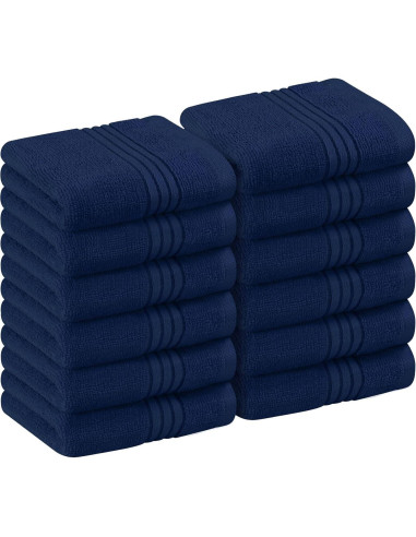 Toallas Utopia Paquete de 12 Paños de Lavado 30x30 cm 600 GSM