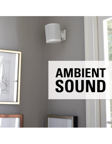 Soporte de pared ajustable Sanus para altavoces Sonos - Blanco