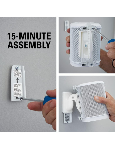 Soporte de pared ajustable Sanus para altavoces Sonos - Blanco