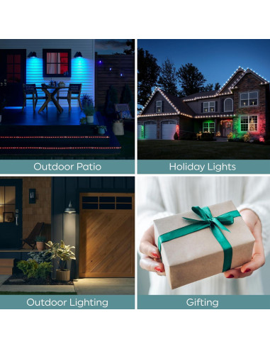 Bombillas LED+ PAR38 GE para exteriores, 15W, 3 unidades RGB