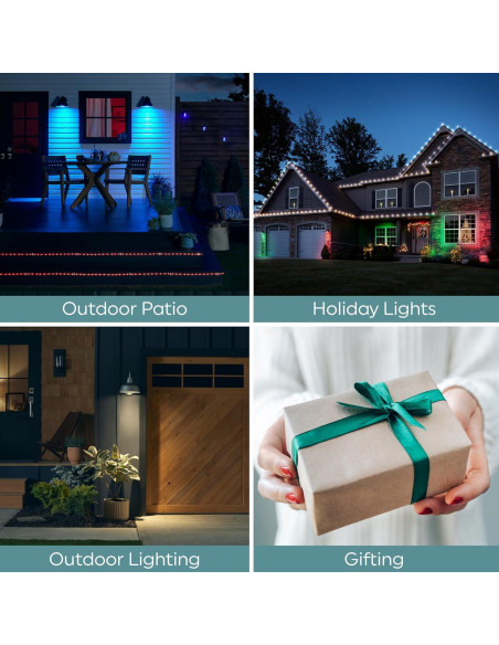 Bombillas LED+ PAR38 GE para exteriores, 15W, 3 unidades RGB