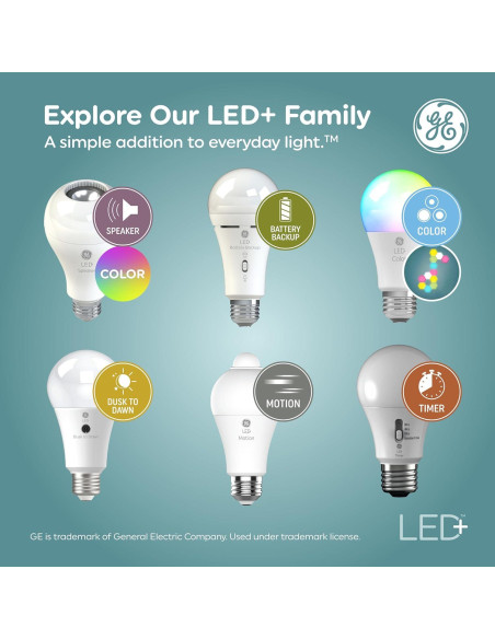 Bombillas LED+ PAR38 GE para exteriores, 15W, 3 unidades RGB