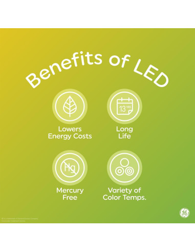 Bombillas LED+ PAR38 GE para exteriores, 15W, 3 unidades RGB