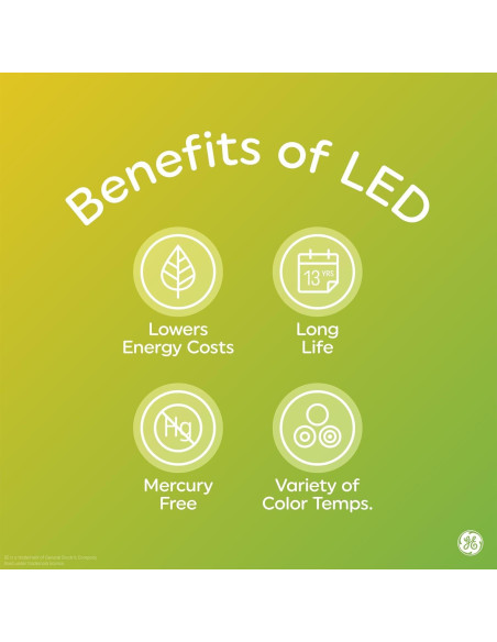 Bombillas LED+ PAR38 GE para exteriores, 15W, 3 unidades RGB