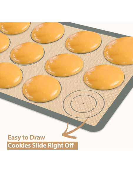 Juego de 6 Tapetes de Silicona para Hornear Koolstuffs