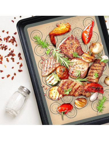 Juego de 6 Tapetes de Silicona para Hornear Koolstuffs