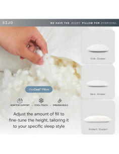 Almohada Ajustable Sijo FlexCool Reina Espuma Viscoelástica 2