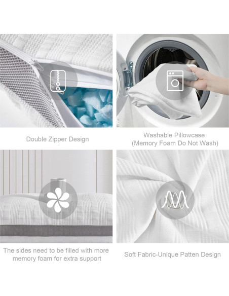 Almohada Refrigerante Meoflaw Estándar Espuma Viscoelástica