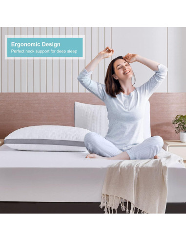 Almohada Refrigerante Meoflaw Estándar Espuma Viscoelástica