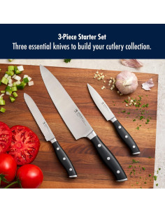 Juego de Cuchillos de Chef HENCKELS Nola 3 Piezas Acero Inoxidable 2