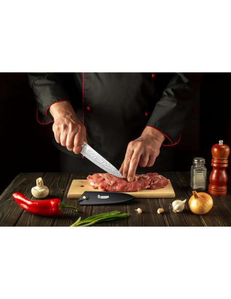 Cuchillo de Chef Finesse Forge 20 cm Acero Damasco Premium