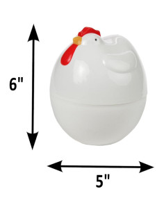 Hervidor de Huevos Microondas Home-X Pollo 4 Huevos 2