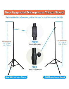 Soporte de Micrófono con Escudo Aislante Neculogy 2.60 kg 2