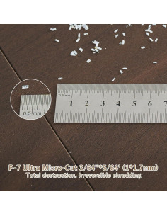Destructora de Papel Effeluviate Q9 P-7 Micro-Corte 1x1.7mm 7 Hojas 2