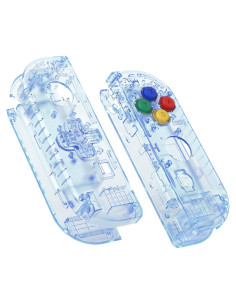 Carcasa Joycon Extremerate Azul Glaciar D-Pad Colorido