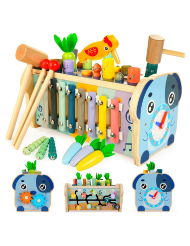 Tablero de Actividad Montessori 7 en 1 ShenZhen 1-3 Años