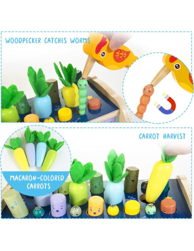 Tablero de Actividad Montessori 7 en 1 ShenZhen 1-3 Años