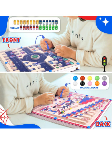 Rompecabezas Magnético 2 en 1 Shantou Rongyi - Juguete Educativo