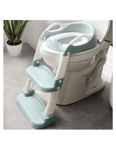 Asiento de Entrenamiento para Baño Jool Baby Aqua - Escalera 2 Pasos
