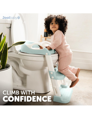 Asiento de Entrenamiento para Baño Jool Baby Aqua - Escalera 2 Pasos
