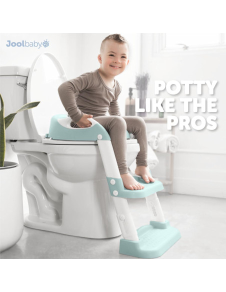 Asiento de Entrenamiento para Baño Jool Baby Aqua - Escalera 2 Pasos