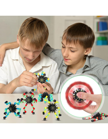 Juguetes Antiestrés Junkin 100 Pcs Spinners Brillantes