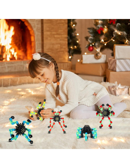 Juguetes Antiestrés Junkin 100 Pcs Spinners Brillantes