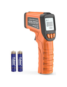 Pistola Termómetro Infrarrojo CEILSTES -50C a 580C con Emisividad Ajustable