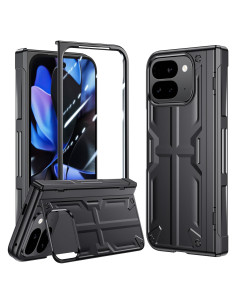Funda delgada Spoovcto para Google Pixel 9 Pro Fold - Negro