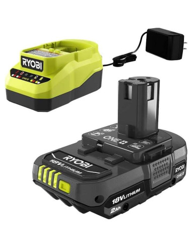 Aspiradora de Mano Inalámbrica RYOBI 18V con Batería 2.0 Ah