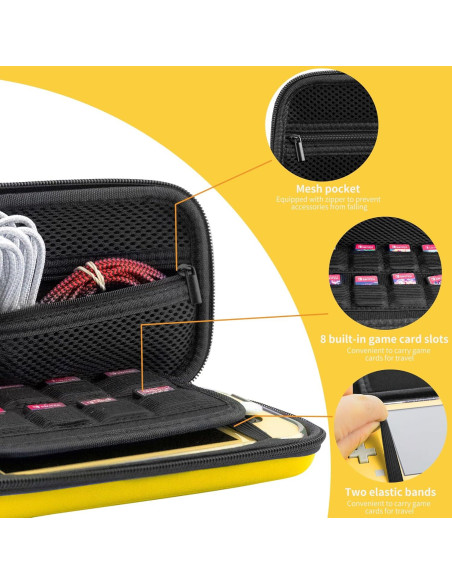 Paquete de Accesorios FANPL para Switch Lite - Funda y Protector