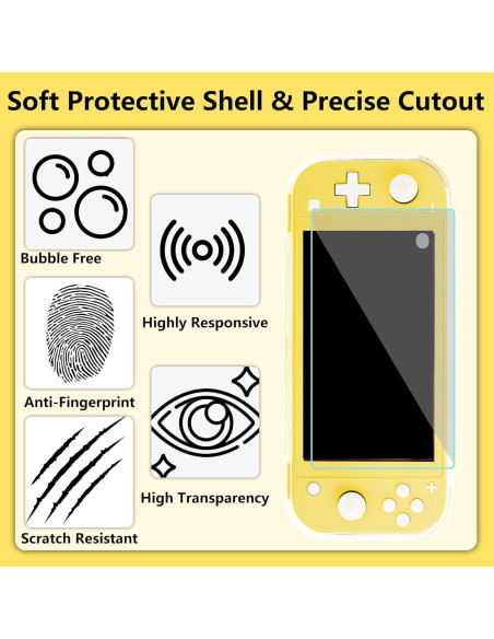 Paquete de Accesorios FANPL para Switch Lite - Funda y Protector