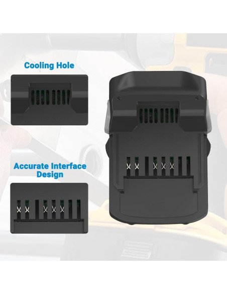 Batería Li-ion 18V 2.5Ah Exmate para Hitachi BSL1830C