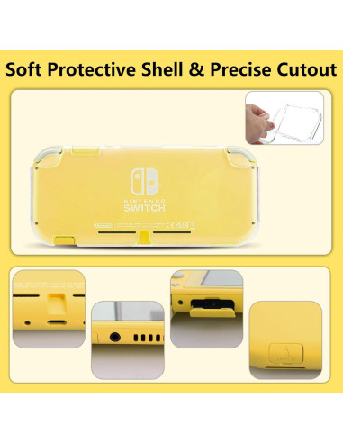 Paquete de Accesorios FANPL para Switch Lite - Funda y Protector