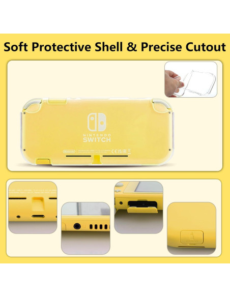 Paquete de Accesorios FANPL para Switch Lite - Funda y Protector