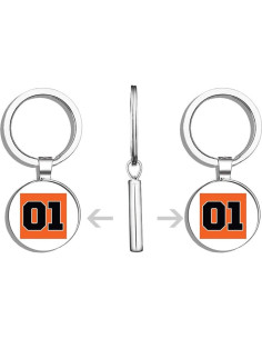 Llavero Metálico Redondo HJ Media General Lee 3.3cm 2