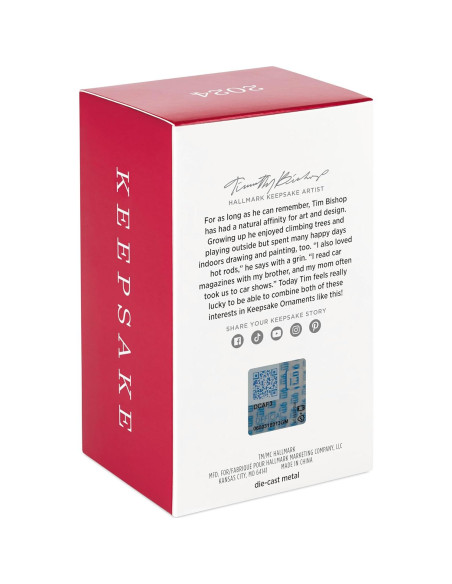 Adorno Navideño Hallmark 2024 GMC Sierra Denali Metal 11.4 cm