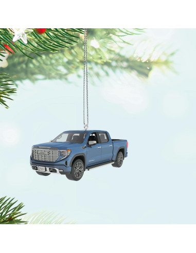 Adorno Navideño Hallmark 2024 GMC Sierra Denali Metal 11.4 cm