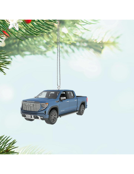 Adorno Navideño Hallmark 2024 GMC Sierra Denali Metal 11.4 cm