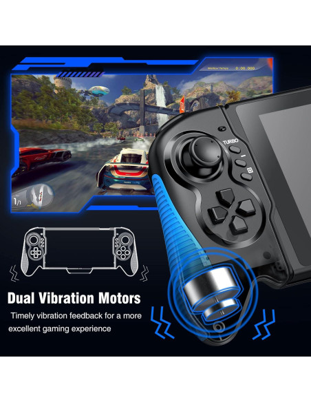 Controlador Switch SHENZHEN SAITAKE Rojo-Azul Ergonómico