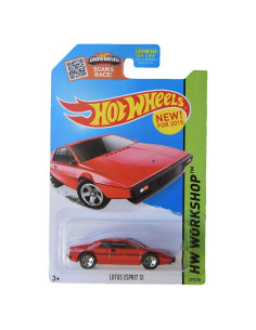 Auto de colección Hot Wheels Lotus Esprit S1 rojo 1:64